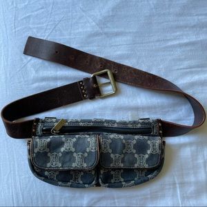 Vintage Celine Macadam Belt Bag